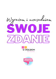 Uzasadniam swoje zdanie